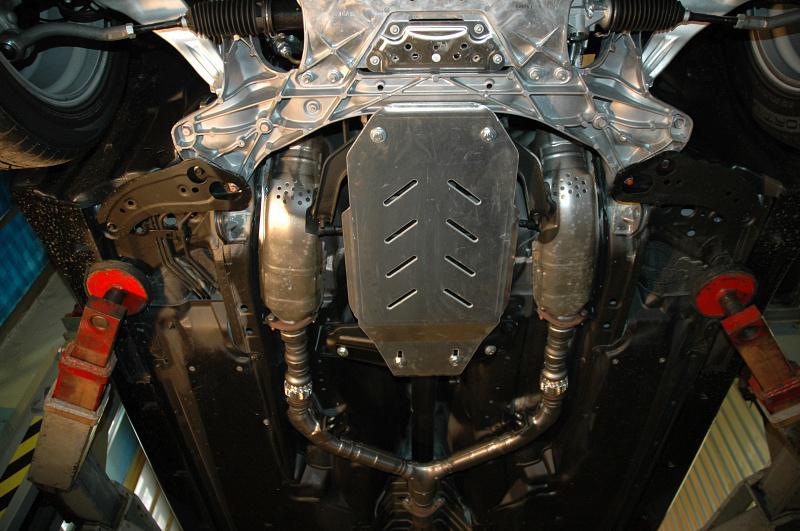 Защита АКПП для INFINITI Q50/Q60 - для 1406 (G 25) 2010 - 2014, V-2.5, Sheriff, алюминий 5 мм, арт. 15.1408