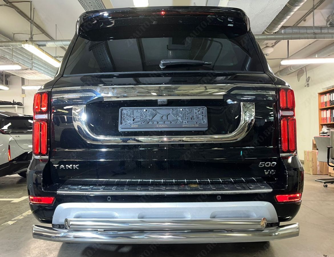 Защита заднего бампера двойная для автомобиля TANK 500   2023 арт. TANK500.23.16