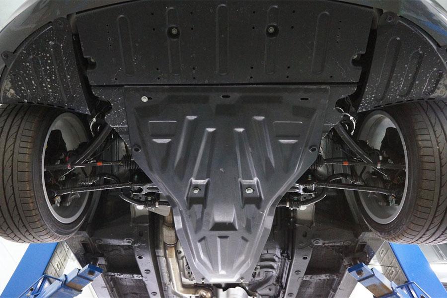 Композитная защита картера и КПП ProRoad для Hyundai Genesis Coupe (Хендай генезис Купе), ТРИ-АВС 10.15k