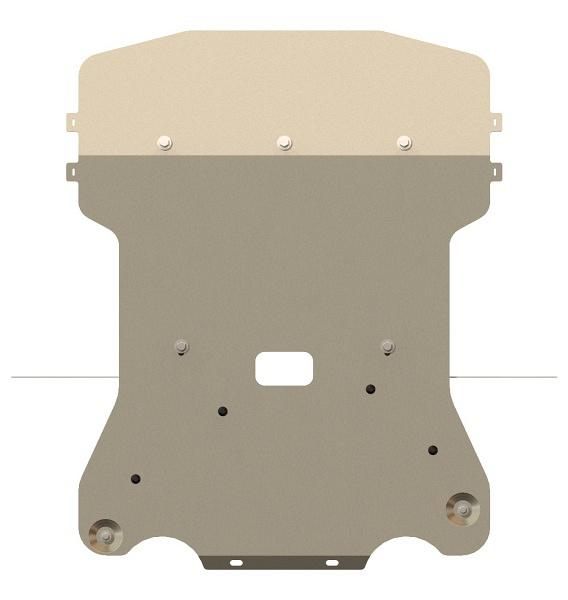 Защита картера для BMW 3 Series  2005 - 2011, V-2,5 АТ, Sheriff, алюминий 5 мм, арт. 03.2344