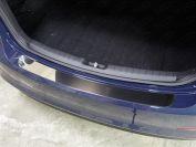 Накладка на задний бампер (лист зеркальный) для автомобиля Hyundai Elantra 2016-