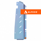 Soueast S07  2024- V-1,6  7 DCT защита топливопровода, ALFeco, алюминий, 4 мм, арт. ALF7002al-4