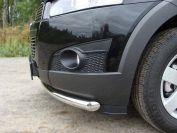 Защита передняя нижняя 60,3 мм для автомобиля Chevrolet Captiva 2012-2013, TCC Тюнинг CHEVCAP12-01