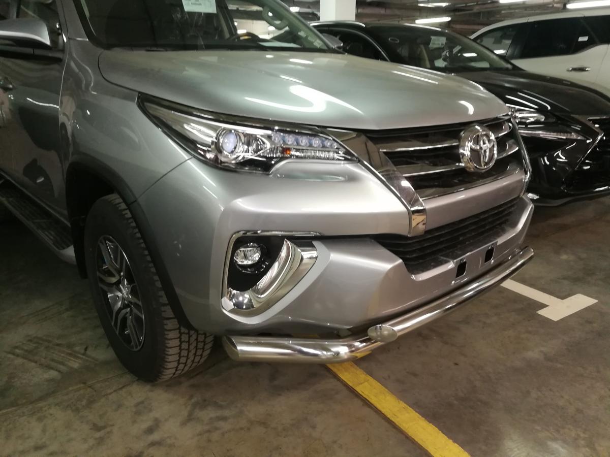 Защита переднего бампера двойная для автомобиля TOYOTA Fortuner 2017. TF.17.03, Россия