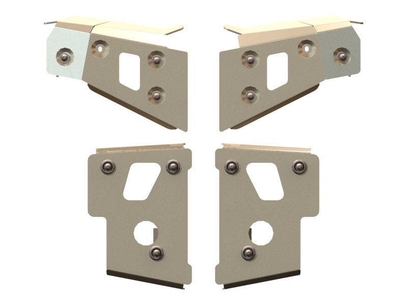 Защита рычагов для POLARIS RZR 570 2012-19, алюминий 4 мм, STORM, арт. 2395