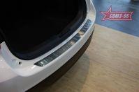 Накладка на наружный порог багажника штампованная полосы хэтчбек для Mazda 3 D5 2013, Союз-96 MAZ3.36.3963