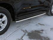 Защита порогов 50,8 мм для автомобиля Lexus LX 570 2007-2012 (кроме F-Sport), TCC Тюнинг LEXLX570-05