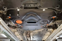 Защита  картера и кпп  для Toyota Rav4 V (XA50) 2019-  V-2,0;2,5 , ALFeco, сталь 1,5мм, арт. ALF24116st