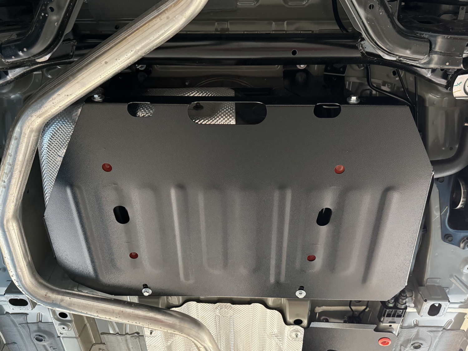 GAC GS4 2025- V-1,5T FWD защита топливного бака, ALFeco, сталь, 2 мм, арт. ALF4910st