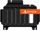 Ford Ranger Raptor 2024- V-3,0 EcoBoost V6 бензин Double Cab  защита редуктора переднего моста, ALFeco, сталь, 2 мм, арт. ALF0745st