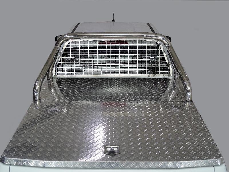Защита кузова и заднего стекла (для крышки без надписи) 76,1 мм для автомобиля Isuzu D-MAX 3.0D 2019-,TCC Тюнинг ,арт. ISDMAX19-33