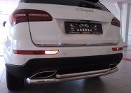 Защита заднего бампера для автомобиля ZOTYE 2017 Coupa 2018 арт. ZTC.18.16