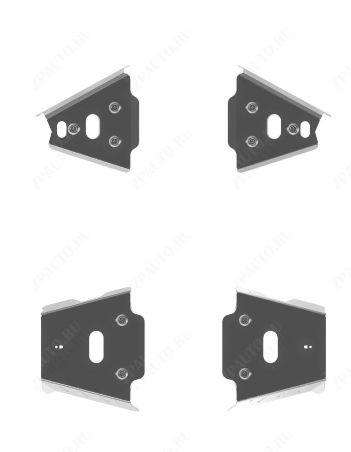 Защита рычагов для YAMAHA Rhino 700 2008-14, алюминий 4 мм, STORM, арт. 1625