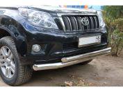 Защита переднего бампера двойная  для автомобиля TOYOTA Land Cruiser Prado 150    2010, Россия TLCP150.10.03