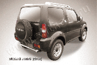 Защита заднего бампера d57 Suzuki Jimny (1998-2019) Black Edition, Slitkoff, арт. SJ009BE