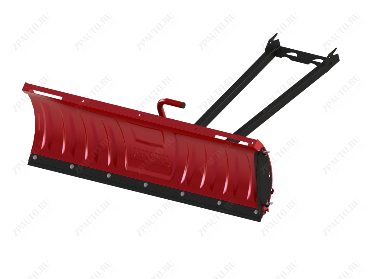 Отвал для снега с унив. креплением (красный), сталь 2 мм, STORM, арт. MP 0700 V1