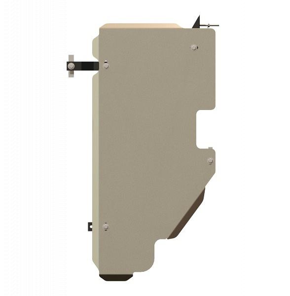 Защита топл. бака для NISSAN Pathfinder  2010 - 2014, V-2,5 dCi ; 3,0 dCi ; 4,0, Sheriff, алюминий 5 мм, арт. 15.1714