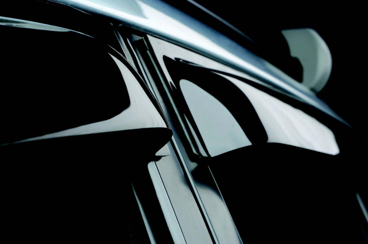 Дефлектор боковых дверей Hyundai Sonata 19 -, 4ч., темный