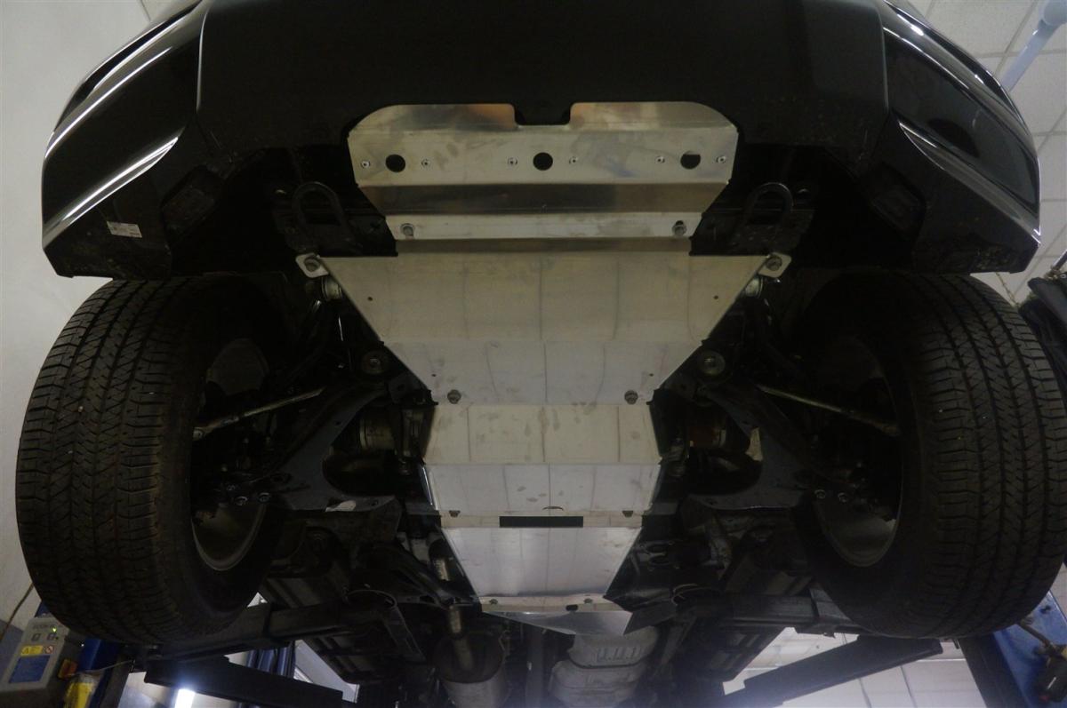 04.17ABC ЗАЩИТА ДНИЩА CHEVROLET TRAIL BLAZER V-2.8TD, АКПП (2012-) 5 Ч. (АЛЮМИНИЙ 4 ММ)