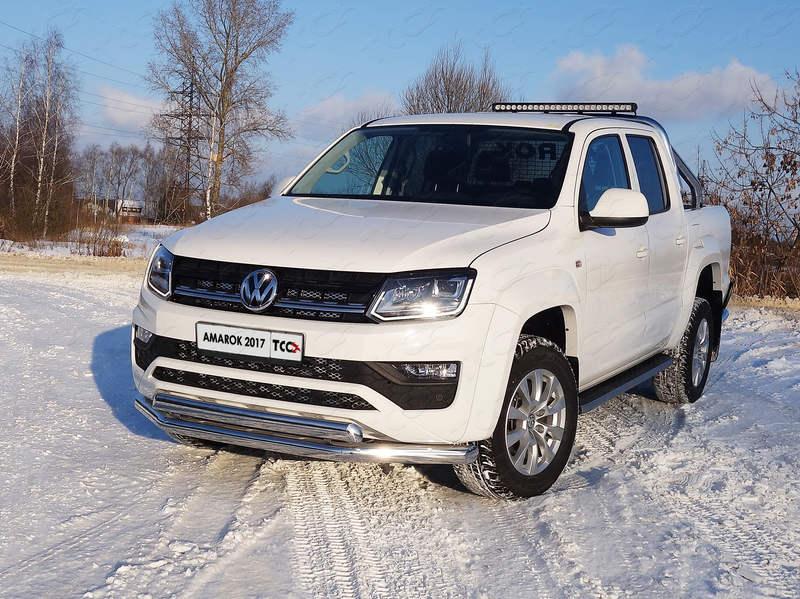 Решетка радиатора нижняя (лист) для автомобиля Volkswagen Amarok 2016-, TCC Тюнинг VWAMAR17-02