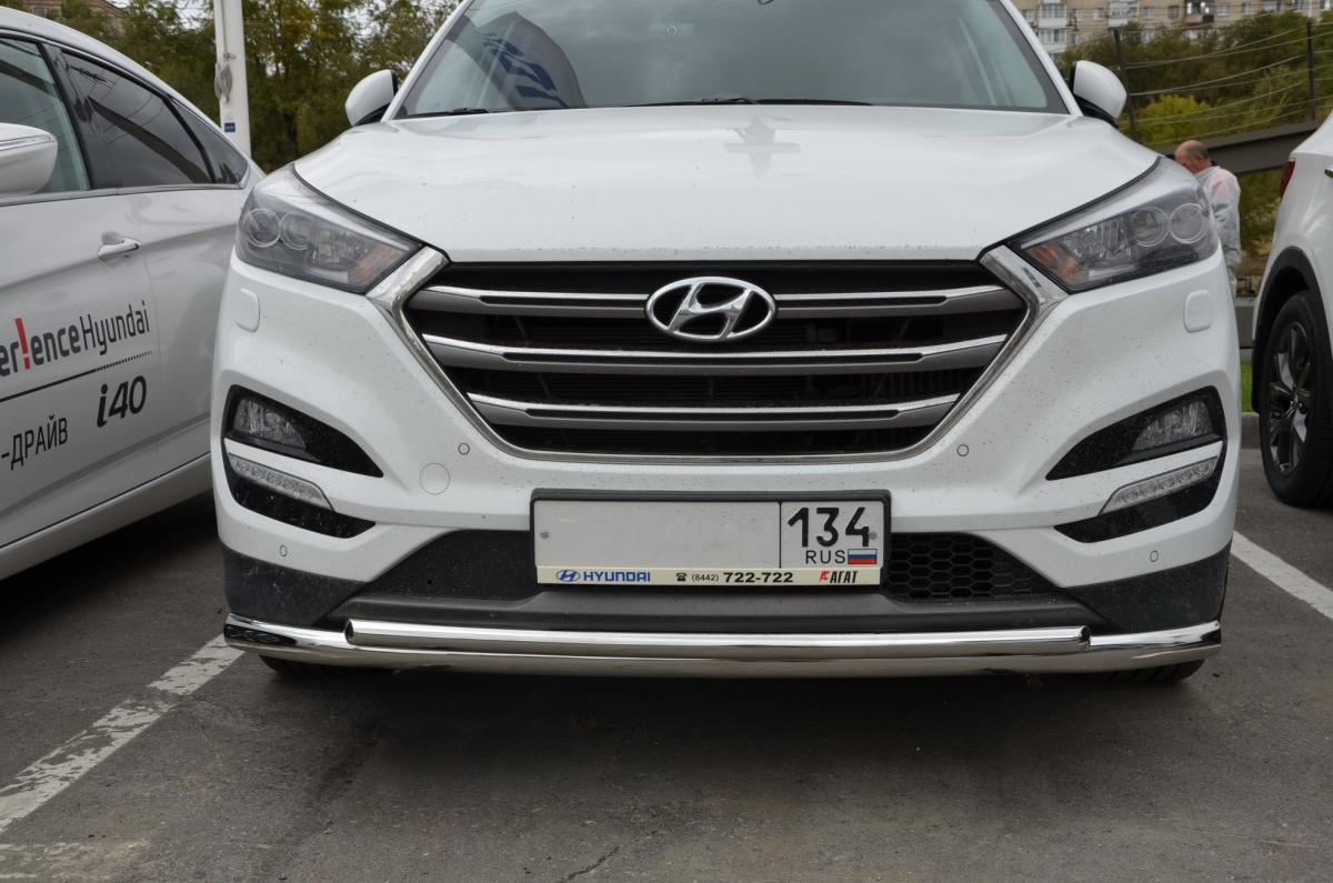 Защита переднего бампера для автомобиля HYUNDAI Tucson 2016-2018. HTUC.16.03, Россия