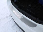 Накладка на задний бампер (лист шлифованный надпись Mazda) для автомобиля Mazda 6 2015-