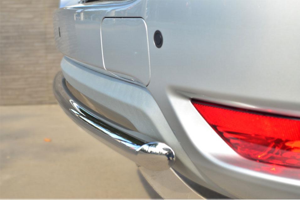 Защита заднего бампера d42 для Nissan Terrano 2014, Slitkoff NTRZ-001796