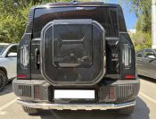 Защита заднего бампера двойная с перемычками для автомобиля JETOUR T2 2024 арт. JET.T2.24.25