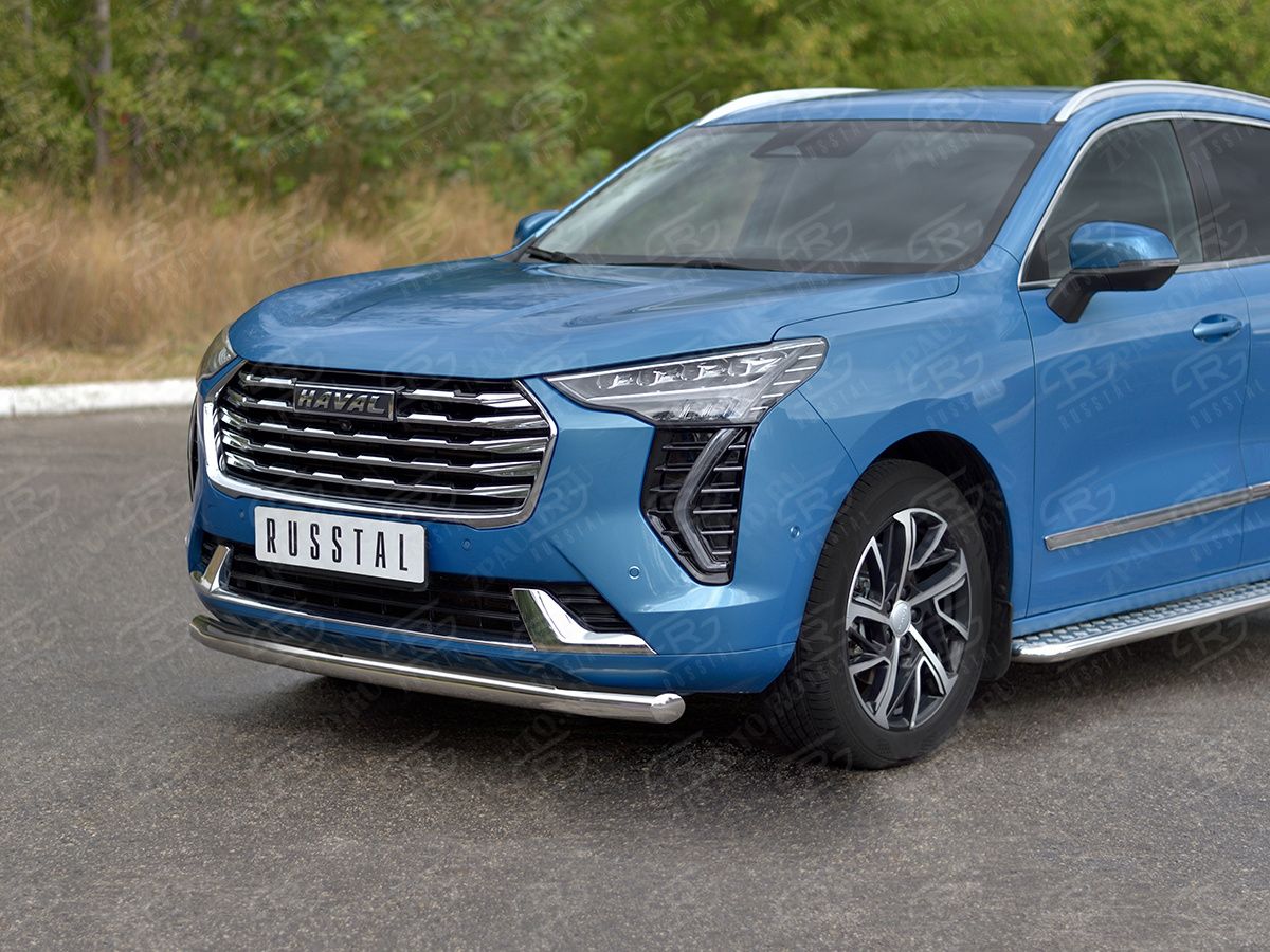 HAVAL JOLION 1.5 2WD 2021- Защита переднего бампера d57 секции (кроме COMFORT) HJOLZ-003987