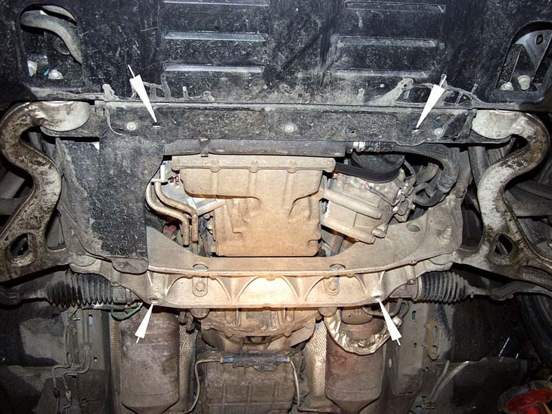 Защита картера для JAGUAR Jaguar S-Type - для 0447  1998 - 2005 , V-3, Sheriff, сталь 2,0 мм, арт. 28.0447