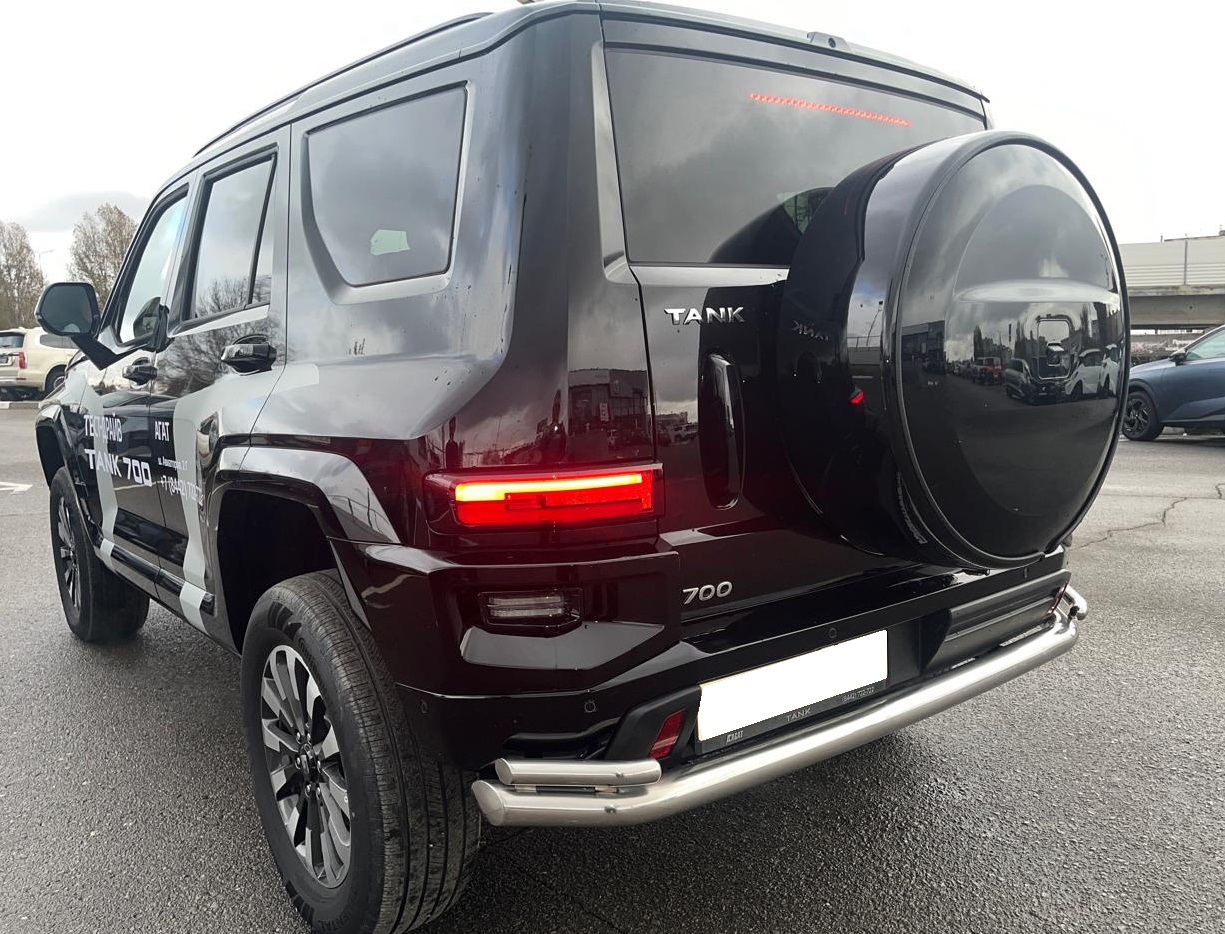 Защита заднего бампера двойная для автомобиля TANK 700   2024г. арт. TANK700.24.16