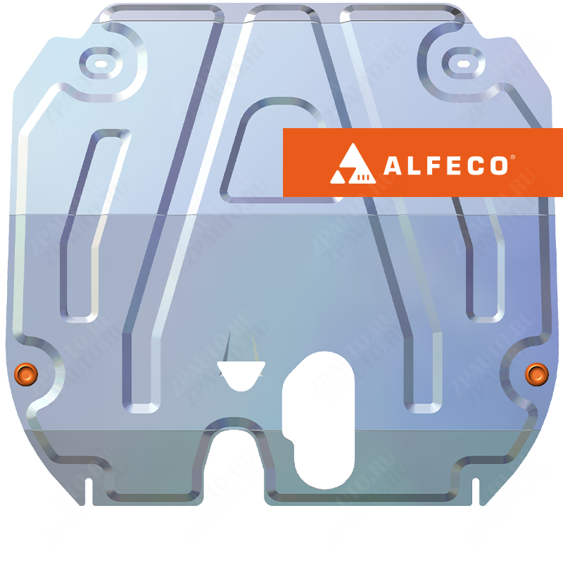 Защита  картера и КПП Mazda MPV (LY)4WD 2006-2016 V-2,3 , ALFeco, алюминий 4мм, арт. ALF1306al-2