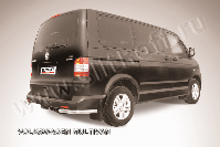 Уголки d57 Volkswagen Multivan (2003-2015) Black Edition, Slitkoff, арт. VWM005BE