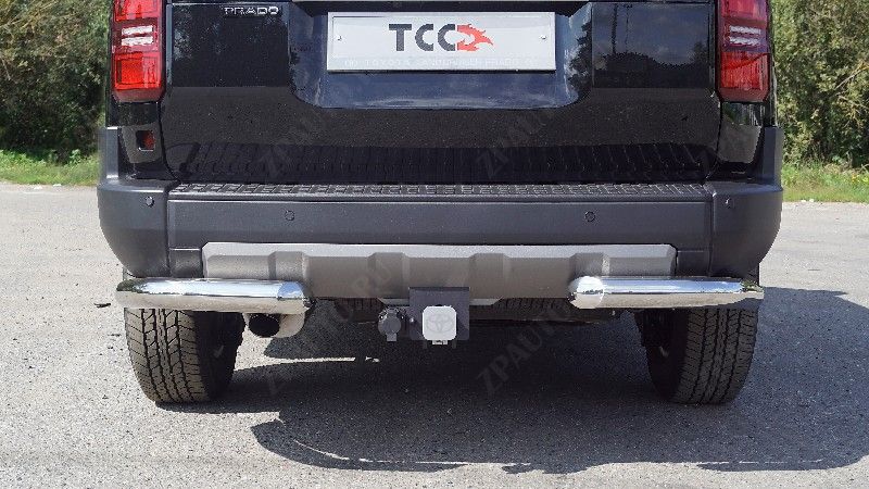 Защита задняя (уголки) 76,1 мм Toyota Land Cruiser 250 Prado 2024 арт. TOYLC25024-10