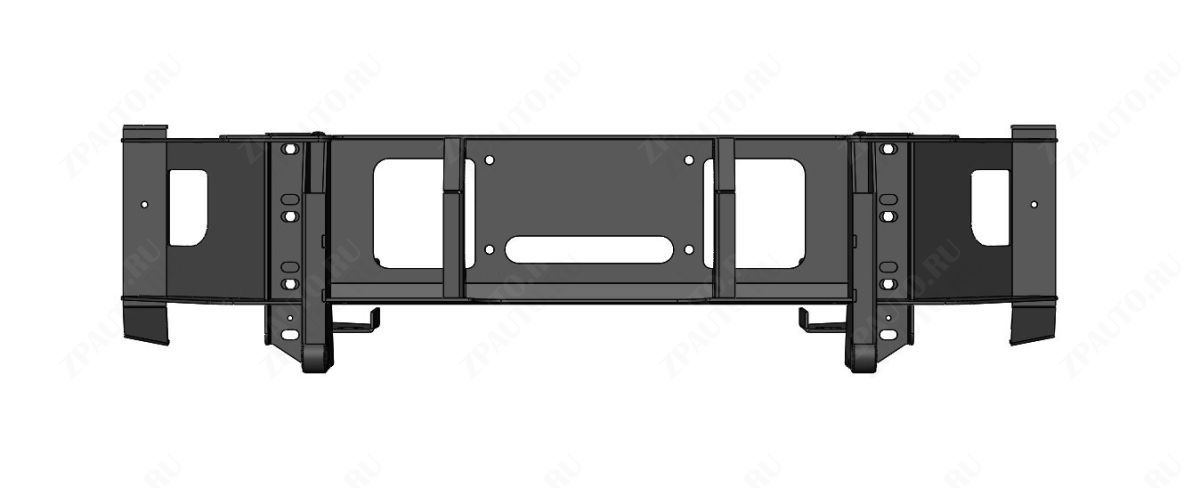 ABC.UAZ.FB.01W БАМПЕР АВС-ДИЗАЙН ПЕРЕДНИЙ UAZ ПАТРИОТ/ПИКАП/КАРГО 2005- (БАЗОВЫЙ, БЕЗ ОПТИКИ)(БЕЛЫЙ)