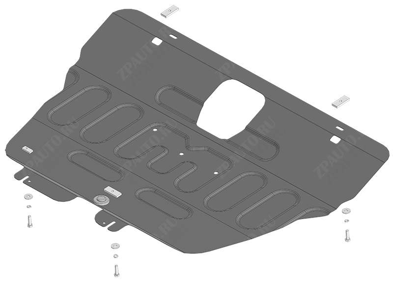 Защита стальная Мотодор (Двигатель, Коробка переключения передач), 2 мм, сталь для Jetour Dashing  2023- арт. 79010