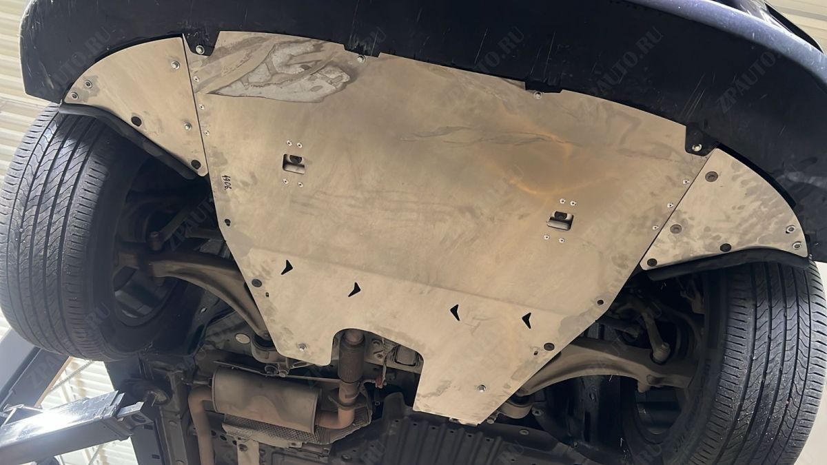 49.06ABC Защита картера ДВС и КПП Voyan Dream, гибрид, V-1.5, 4WD (2021-) (Алюминий 4 мм)