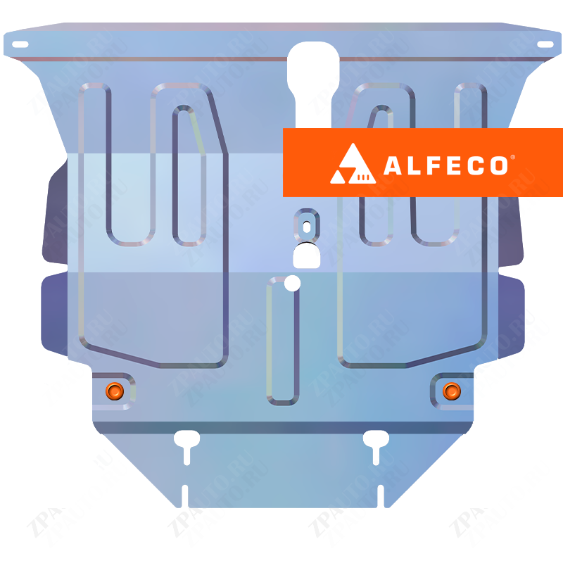 Защита  картера и КПП Toyota Voxy (R70, R80) 2007-2021 V-all 2WD Hybrid , ALFeco, алюминий 4мм, арт. ALF2467al