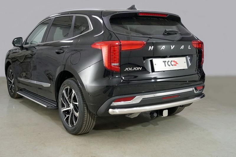 Защита задняя 60,3 мм для автомобиля HAVAL Jolion (1,5 л., 2WD) 2021- TCC Тюнинг арт. HAVJOL21-31