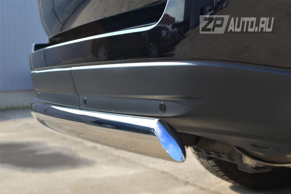 Защита заднего бампера d75х42 для Land Rover Range Rover 2013, Slitkoff LRV-001444