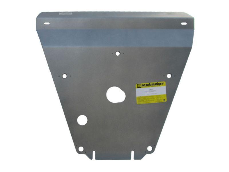 Защита двигателя, пер. дифф., кпп, радиатора алюминиевая Motodor для SsangYong Actyon 2005-2011 (5 мм, алюминий), 32803