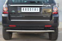 Защита заднего бампера d57 волна для Freelander 2 2013, Slitkoff LFRZ-001496