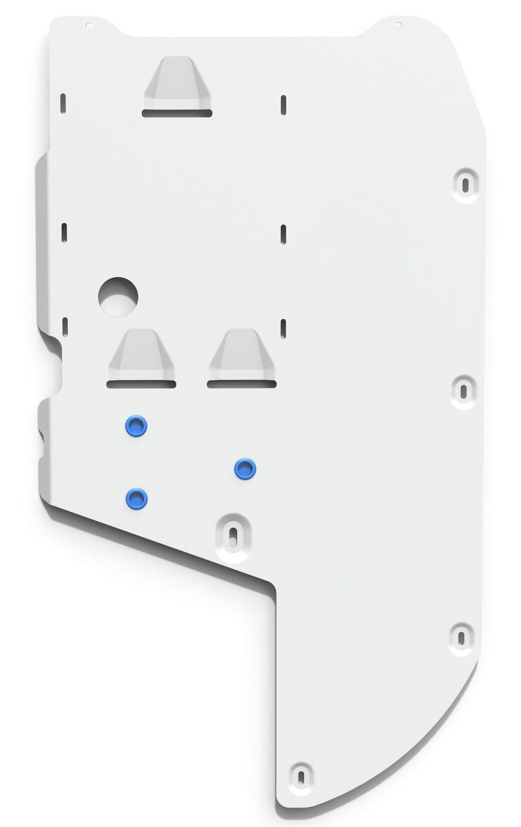 Защита КПП и РК Rival для BMW 5 серия F10/F11 4WD (528i) 2009-2017, алюминий 4 мм, с крепежом, 333.0514.3
