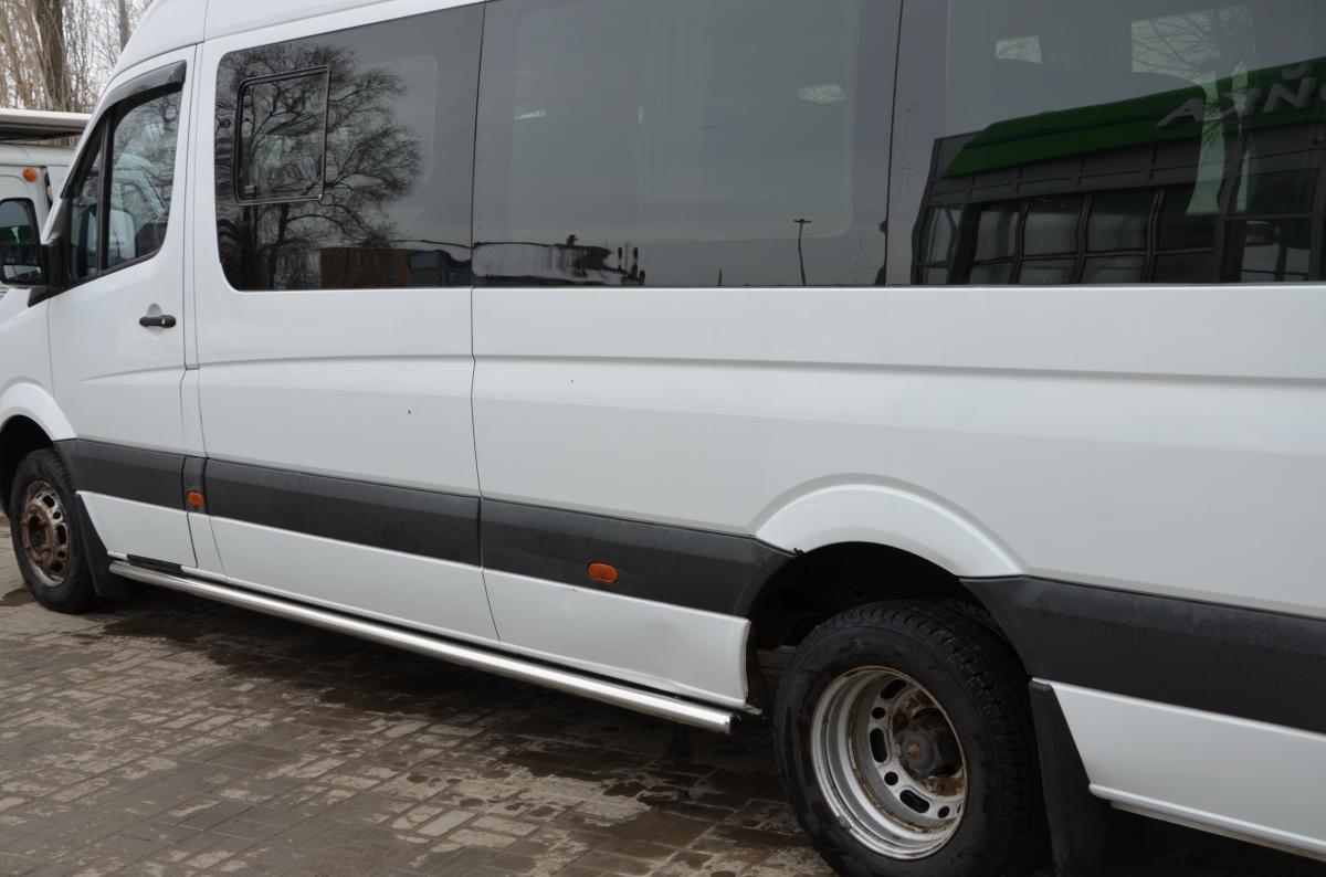 Защита штатного порога для автомобиля Mercedes Sprinter арт.  MBS.12.32, Россия