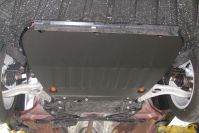 Защита  картера и КПП для Ford C-Max Mk1 2003-2011  V-all , ALFeco, алюминий 4мм, арт. ALF0726al-1