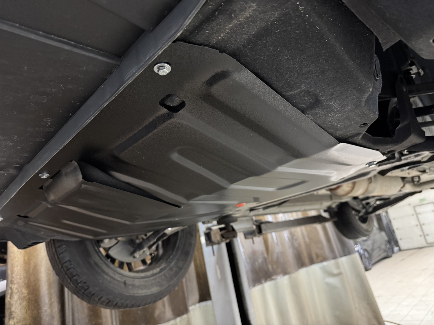 Jetour X70  2024- V-1,5  6DCT FWD защита картера и КПП, ALFeco, алюминий, 4 мм, арт. ALF7001al-3