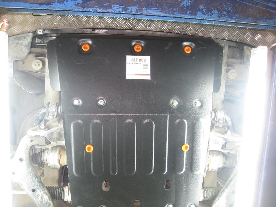 Защита  картера Volkswagen Amarok Double Cab (2H) 2010-2019 V-2,0TD , ALFeco, сталь 2мм, арт. ALF26351st