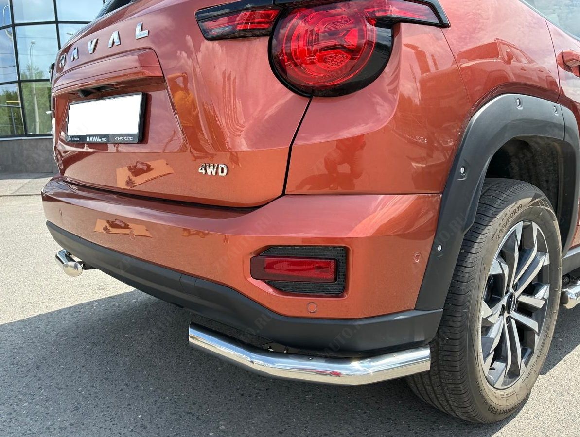 Защита заднего бампера  угловая для автомобиля Haval H7 2025 арт. HVH7.25.18