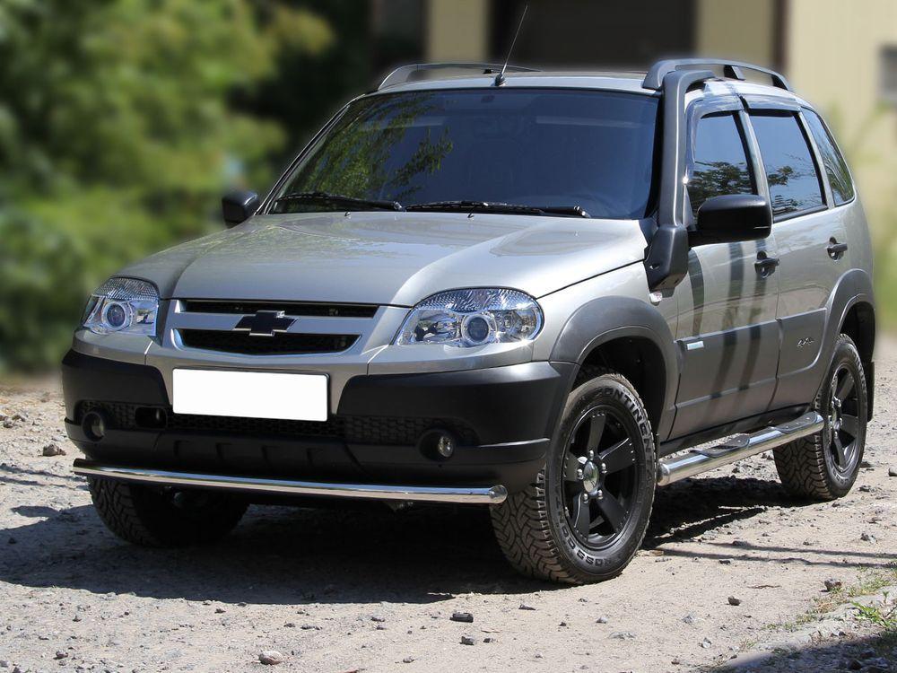 Дуга передняя низкая d-53 радиусная для Chevrolet Niva 2009, Технотек NSVN_1
