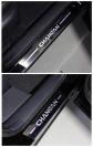 Накладки на пороги (лист зеркальный надпись Changan) 4шт для автомобиля Changan CS75 FL 2020 арт. CHANCS7520-03